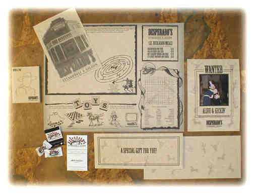 Desperado's Steakhouse & Saloon ( Matchbook, Note Pad, Gift Certificate, Photo Holder )