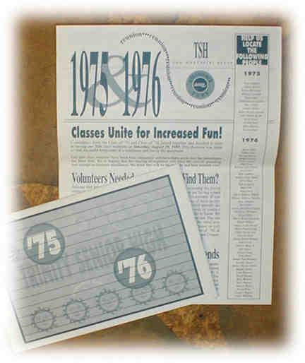 High School Reunion Newsletter