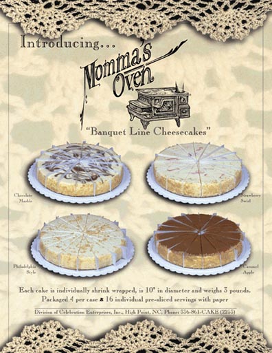 Momma's Oven Promo Sheet (Back)